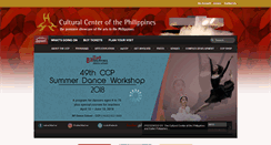 Desktop Screenshot of culturalcenter.gov.ph